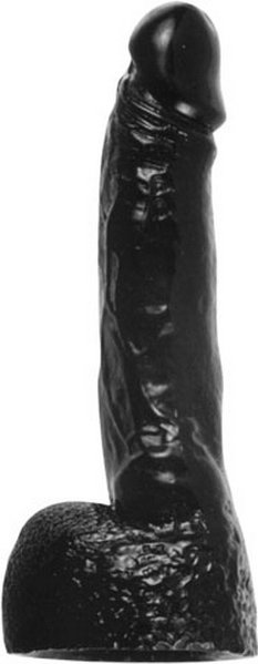Zwarte anaal dildo Wilhelm 22x4,5cm