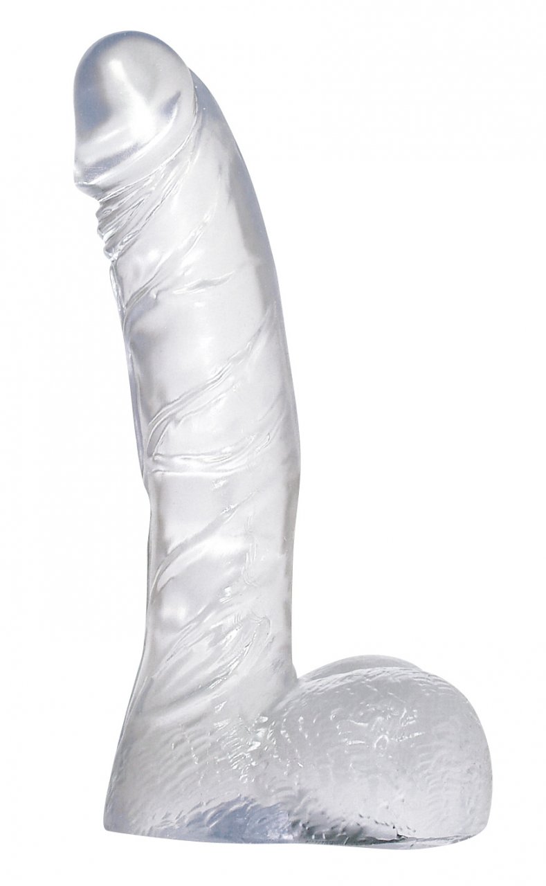 Natuurlijke Dildo Kristalhelder Klein - Ø 3 x 14 cm